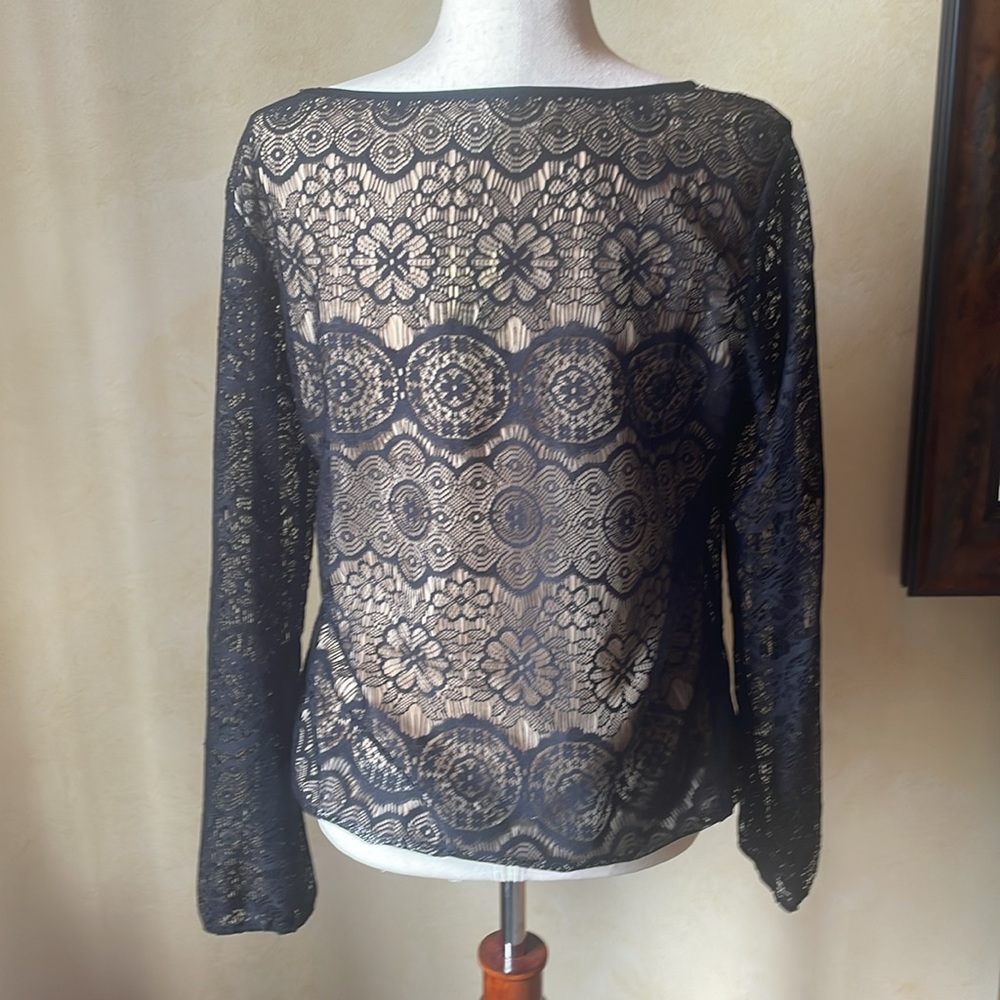 Max Studio Lace Top - Picture 4 of 9